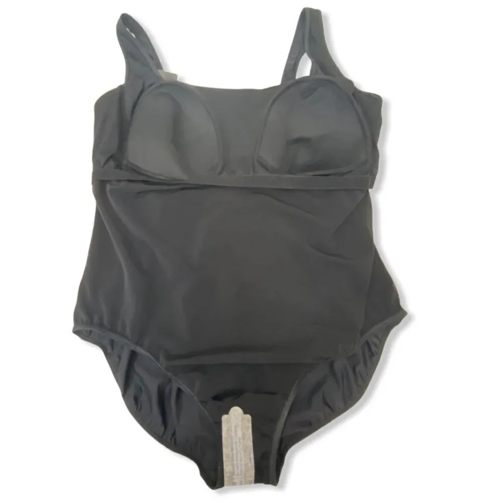 Shape FX Slimming Black One Piece Swimsuit
